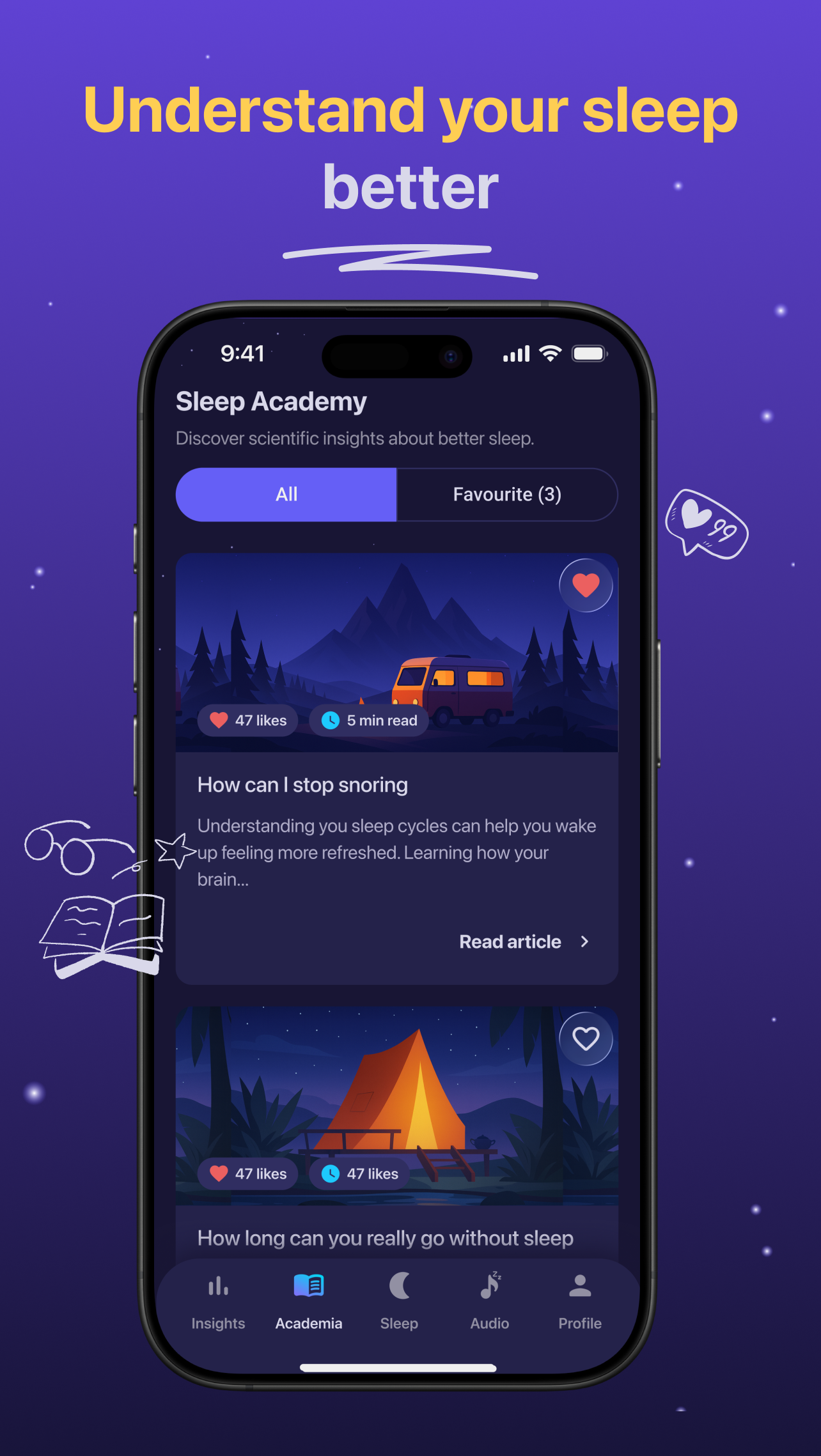 Sleep Academy educational content